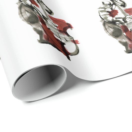 Dubbele basspeler cadeaupapier (Rol Hoek)