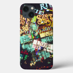 Dubbele belichting, casinoborden, Las Vegas, Case-Mate iPhone Case