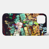Dubbele belichting, casinoborden, Las Vegas, Case-Mate iPhone Case (Achterkant (horizontaal))