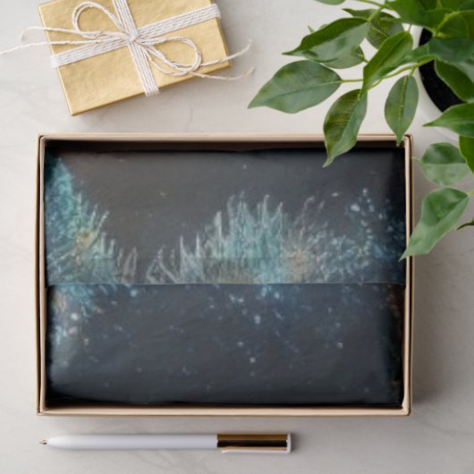 Dubbele belichting Chinese Draak & Tempel Decoupag Tissuepapier (Geschenk)