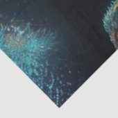 Dubbele belichting Chinese Draak & Tempel Decoupag Tissuepapier (Detail)