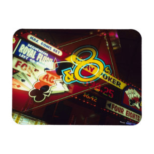 Dubbele belichting, interieur Casino, Las Vegas, Magneet