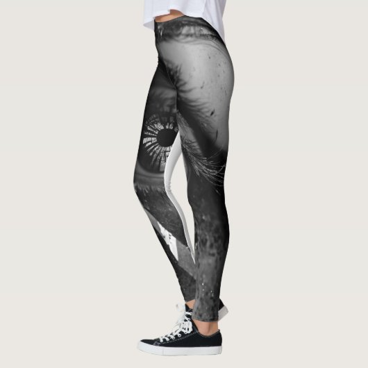Dubbele belichting over print legging (Links)