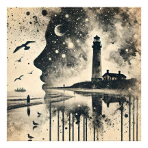 Dubbele belichting Portret met Sterrenhemel Lighth