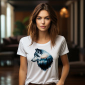 Dubbele Belichting Wolf T-shirt