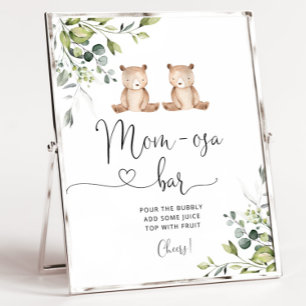 Dubbele beren eucalyptus mam-osa bar poster