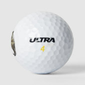 Dubbele blootstelling Beer en Bossen Golfballen (Logo)