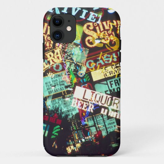 Dubbele blootstelling, casinoborden, Las Vegas, Case-Mate iPhone Case (Achterkant)