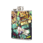 Dubbele blootstelling, casinoborden, Las Vegas, Heupfles (Links)