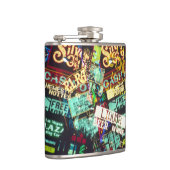 Dubbele blootstelling, casinoborden, Las Vegas, Heupfles (Rechts)