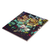 Dubbele blootstelling, casinoborden, Las Vegas, Tegeltje (Zijkant)