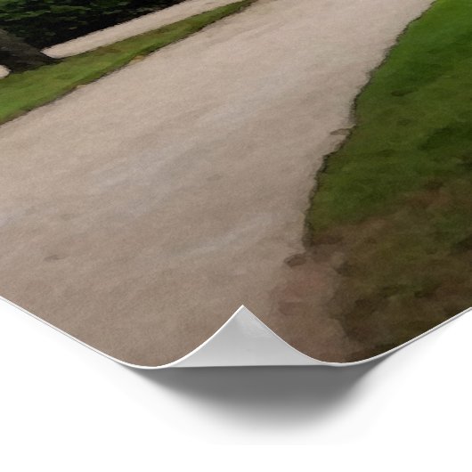 dubbele bomen poster (Hoek)