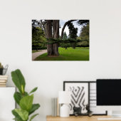 dubbele bomen poster (Thuiskantoor)