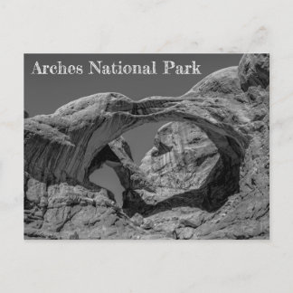 Dubbele boog bij Arches National Park Briefkaart