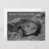 Dubbele boog bij Arches National Park Briefkaart (Voorkant / Achterkant)