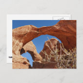 Dubbele boog bij Arches National Park Briefkaart (Voorkant / Achterkant)