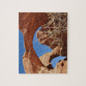 Dubbele boog bij Arches National Park Legpuzzel (Verticaal)