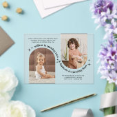 Dubbele boog foto gezamenlijke verjaardagsuitnodig acryl uitnodigingen (Insitu (Huwelijk))