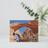 Dubbele boog in Arches National Park Briefkaart (Staand voorkant)