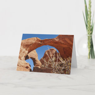 Dubbele boog in Arches National Park Kaart