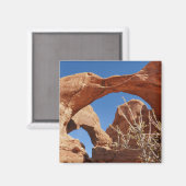 Dubbele Boog in Arches National Park Magneet (Voorkant / Achterkant)