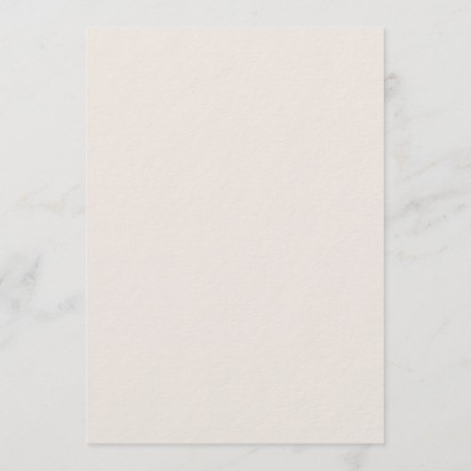 Dubbele Boog Minimal Script Terracotta Trouwmenu Menu (Achterkant)