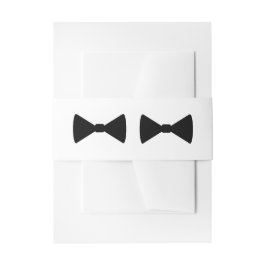 "Dubbele boog Stropdassen" buikbanden Uitnodigingen Wikkel