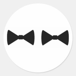 "Dubbele boog Stropdassen" Stickers