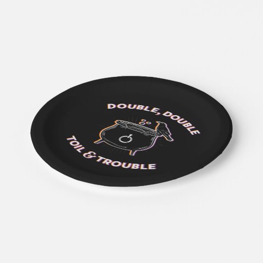 Dubbele Borden voor dubbelspoeling en probleempapi Papieren Bordje (Gekanteld)