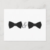 dubbele bowtie briefkaart (Voorkant)