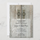 Dubbele branddeuren Land Junior/Senior Prom Kaart (Voorkant)