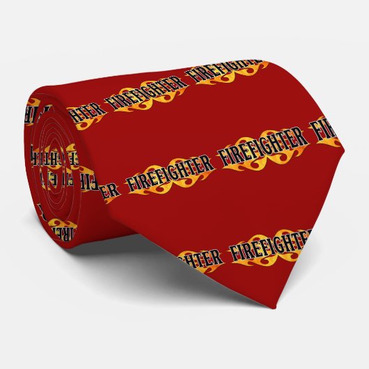 Dubbele brandweerman stropdas (Opgerold)