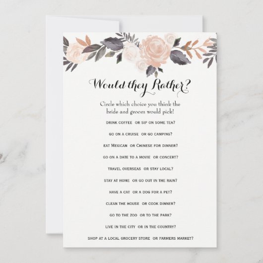 Dubbele Bridal Shower Spellen- Bruidegom Zegt| Lie (Voorkant)