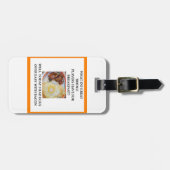 dubbele brug bagagelabel (Voorkant horizontaal)