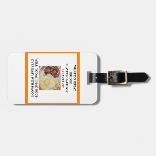 dubbele brug bagagelabel (Voorkant horizontaal)