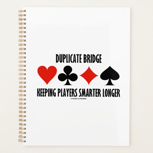 Dubbele brug die spelers slimmer langer houden planner (Voorkant)