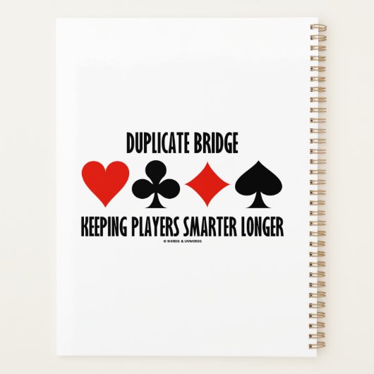 Dubbele brug die spelers slimmer langer houden planner (Achterkant)