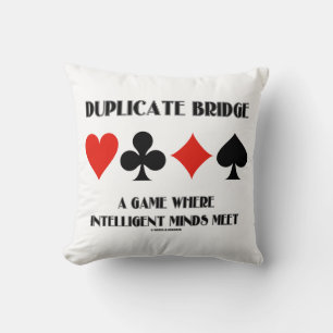 Dubbele brug een spel met intelligente gedachten kussen