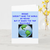 dubbele brug kaart (Gele Bloem)