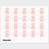 dubbele brug ronde sticker (Vel)