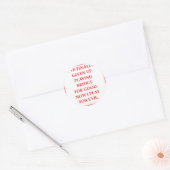 dubbele brug ronde sticker (Envelop)