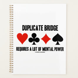 Dubbele brug vereist veel geestelijke kracht planner