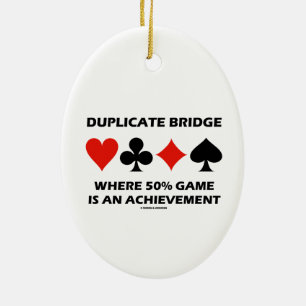 Dubbele brug waar het spel van 50% een verwezenlij keramisch ornament