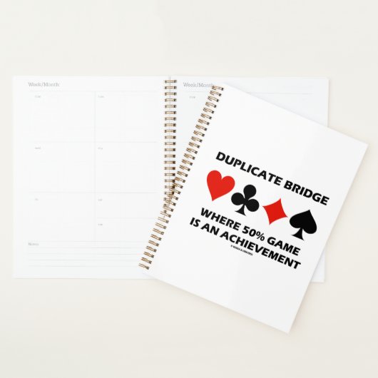 Dubbele brug waar het spel van 50% een verwezenlij planner (Display)