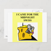 dubbele brugspeler briefkaart (Voorkant / Achterkant)