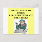 dubbele brugspeler briefkaart (Voorkant)