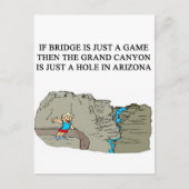 dubbele brugspeler briefkaart (Voorkant)