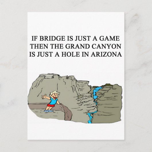 dubbele brugspeler briefkaart (Voorkant)