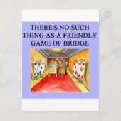 dubbele brugspeler briefkaart (Voorkant)