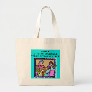 dubbele brugspeler grote tote bag